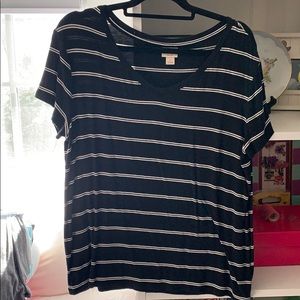 Black and White striped shirt